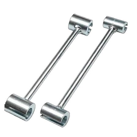 2 Pakning Hengsel Gapjusteringsnøkkel - 14mm-19mm/23mm-25mm - Dørhengselsjusteringsverktøy - Hengsel Gapjusteringsverktøy