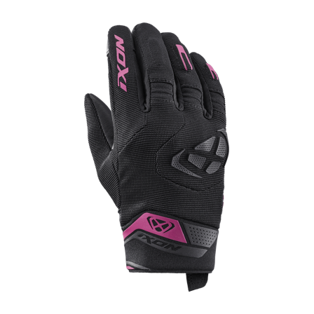 Gants Moto Ixon Mig 2 L Noir/Fuchsia XL