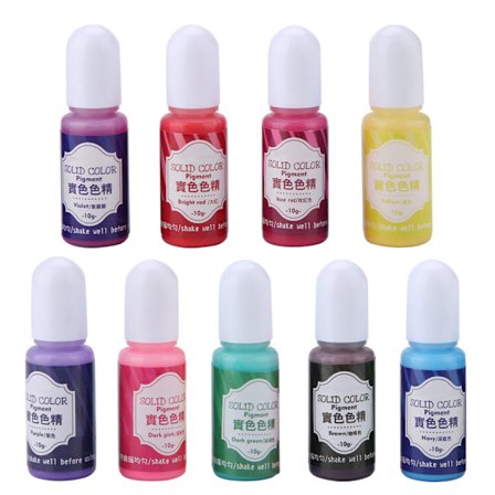 Farger 10g Epoxy UV-herdende Harpiksmaling Pigment DIY Kunst Håndverk (#B)