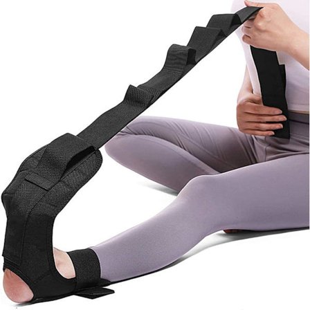 Yoga elastiskt band ankel ligament elastiskt band ringformat ligament elastiskt band fitness bensträckare plantar fasciit fotstretch
