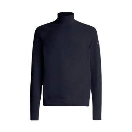Rrd, Knit Velvet Turtleneck Niebieski, Mężczyzna, Rozmiar: M