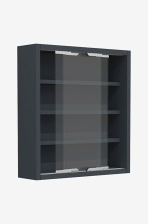 VCM - Vcm Vægvitrine Agisa S - Grå - Skabe - Fra Homeroom