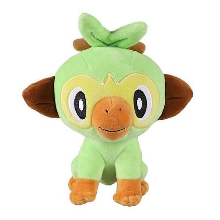 23cm Kawaii Grookey Plussjeleketøy Myk Elf Dyr Fyllt Leke Spill Anime Tegneserie Grookey Plushie Gamer Samling Søt Gave til Barn DB