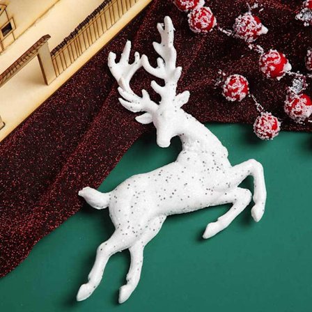 5 st Christmas Snowflake Flakes Fönsterprydnader E E