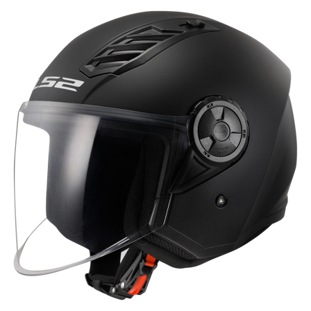 Jethelm LS2 OF616 Airflow II Solid Matt Schwarz M