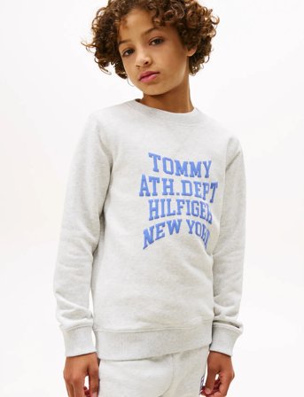 Tommy Hilfiger Athletic Varsity Sweatshirt - Grey - 152