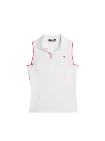 J.Lindeberg - Golf - Viola Sleeveless Top - White - Frau - L