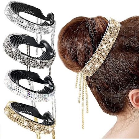 Hårbolle-mager til hår, hårbolle-stykker til kvinder, hårbolle-dekorationer til kvinder, hårtilbehør til kvinder, hårbolle-clips, hårbolle-styling-