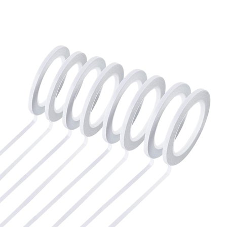 (8 ruller) Dobbeltsidig tape for kunst, håndverk, fotografering, utklipp