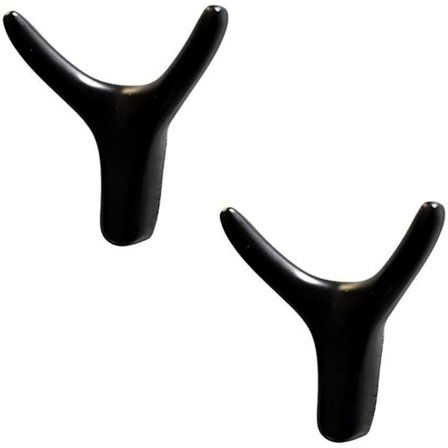 Vægmonterede vintage metal knager, hat stativ, retro krog, vægmonteret tøj krog, opbevaring til tøjstativ, badeværelse, køkken, tøj krog, sort