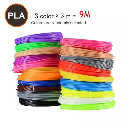 PCL-filament for 3D-penn, filamentdiameter 1,75 mm, 100 m, plastfilament for 3D-printerpenn, barnesikker refill