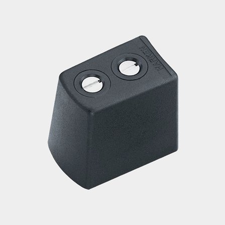 End stop Harken Endstops High-Beam, 27 mm, black, 2-pack