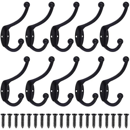 Retro seinälle kiinnitettävä vaatekoukku Vintage metalliovikouku kylpyhuoneeseen keittiöön makuuhuoneen eteiseen