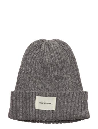 Beanie Accessories Headwear Beanies Grå Sofie Schnoor