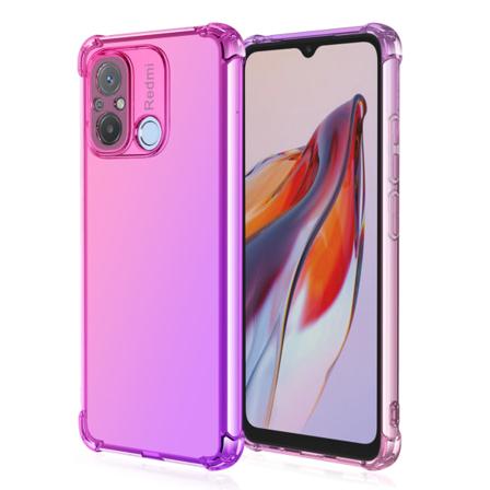 Air BagTPU-skal för Xiaomi Redmi 12C Rosa/Lila