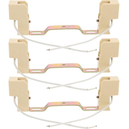 3 stk Dobbeltsidig Lampeholder R7s Lyskontakt 118mm Lyspæreholder Med Stativ