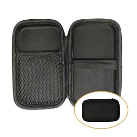 Beskyttelsesveske Oppbevaringsboks for RG CubeXX Ripebestandig EVA-veske Håndholdt Spillkonsoll Bæreveske med Nettinglomme Svart