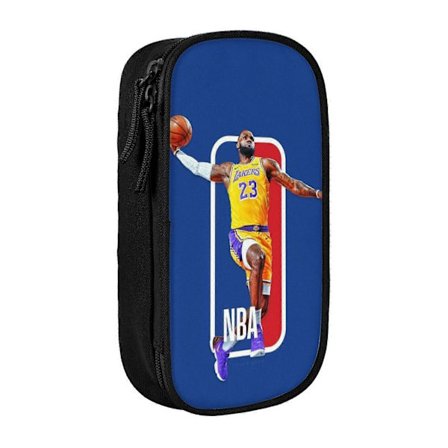 x128 LeBron James Penaali sisäänrakennetulla teroittimella - All-in-One säilytys kynille, pyyhekumeille, viivoittimille (Koulukäyttö) c128