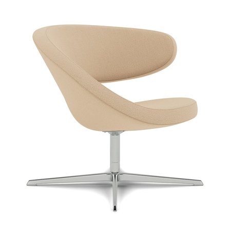 Varier Furniture Peel Club - Brown Wool - Chrome base