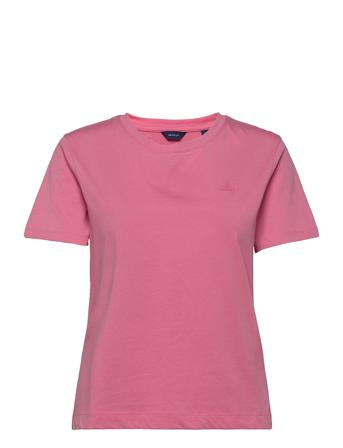 Original Ss T-Shirt T-shirts & Tops Short-sleeved Vaaleanpunainen GANT