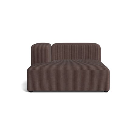 Milo XL chaiselong, venstrevendt - Lincoln Brun - 130x170x72 - Sofa, chaiselong