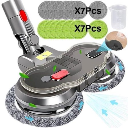 VUSZR Børste til Dyson V10 V8 V7 V11 V15 Støvsuger, Elektrisk Moppehoved, Støvsuge og BØRSTE OG TILBEHØR TIL STØVSUGER