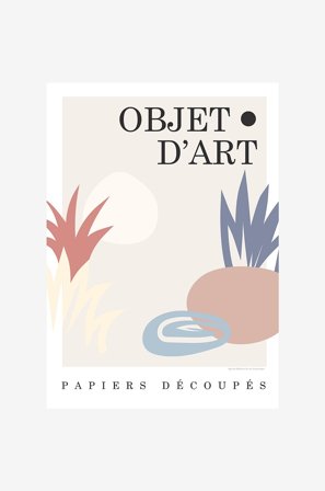 Malerifabrikken - Poster Objet 2 - Beige - Postere - 50X70 - Fra Homeroom