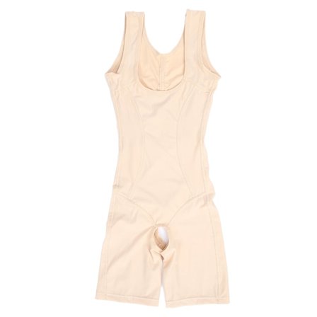 Öppen gren kroppsformande shapewear bantning rumpa lyft midjetränare mage kontroll kvinnor body (Khaki)L