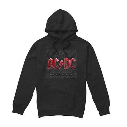 AC/DC Herr Black Ice Hoodie M Svart