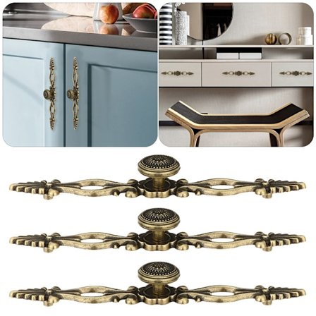 1 stk. Skabshåndtag Skuffegreb Køkken Dør Knapper