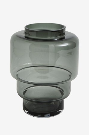 Markslöjd - Akka glasvas 19,5 cm - Grå - Krukor & vaser - Från Homeroom