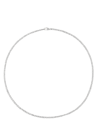 Mockberg Shiny Steel 400 mm Necklace Smycken & klockor Dam Silver ONESIZE