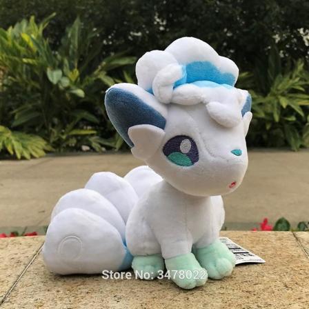 8,5 tommer Alola Vulpix Plussjeleketøy Sol og Måne Seks-hale Stoffdyr Myk Dukke