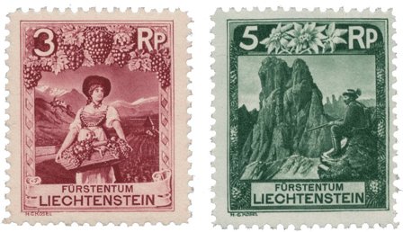 Liechtenstein 1930 - MICHEL 94/95 - Postfrisk
