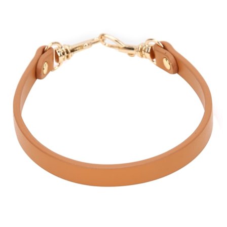 Lær DIY håndveskestropp Håndlaget lappeverk deler 31CM for BD214-217 Skreddertilbehør Brunlig gul