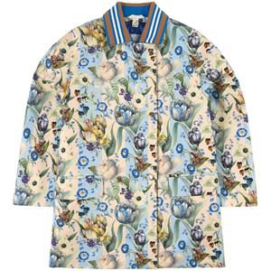 Kids - Burberry Cream Floral Coat 12 Years - Coats and jackets - 12 years - Cream - Mädchen
