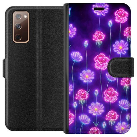 Yhteensopiva Lompakkokotelo Samsung Galaxy S20 FE Bloom Reverie Electric Petals