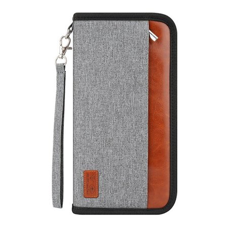 (Grå) Anti-RFID-B Smalt Metallkortfodral, Minimalistisk Taktisk