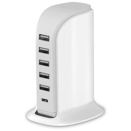 Segelbåt Multifunktionell USB-laddare Multifunktionell skrivbordsladdningsstation 30W