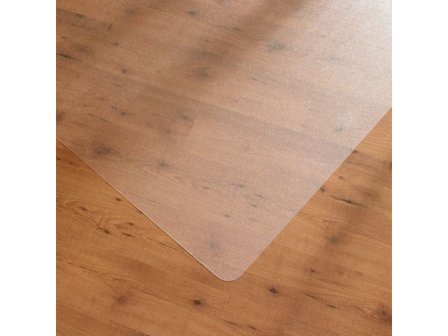 Floortex Cleartex Golvskydd utan piggar 120x150cm 2,2mm - Lyreco - Kontorsmöbler och inredning > Golv- och stolsunderlägg > Golvskydd