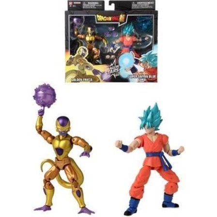 Dragon Ball Super Dragon Stars 17 cm figur - Golden Frieza vs Super Saiyan Blue Goku - BANDAI