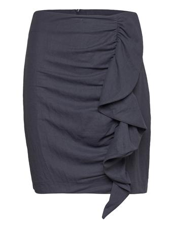 Skirts Knitted Knelangt Skjørt Navy Esprit Collection