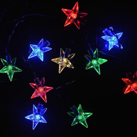 Ramadan Eid-lampor för utomhus - Solcellsdrivna LED-trädgårdsstjärnlampor