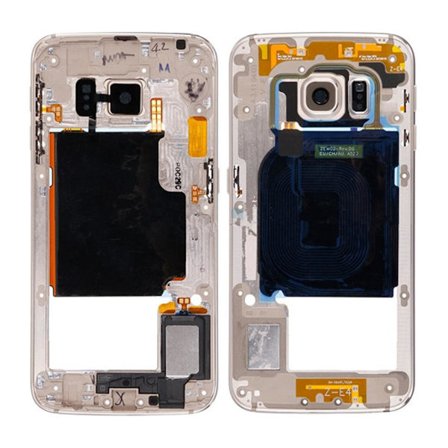 Samsung Galaxy S6 Edge Mittenram - Guld