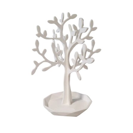 Fange alle smykker tre Hvit M