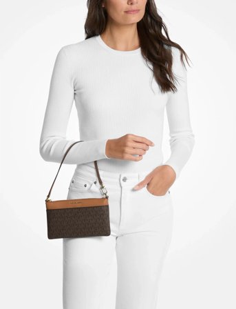 Michael Kors Md Tz Conv Wristlet - Brown - ONE SIZE