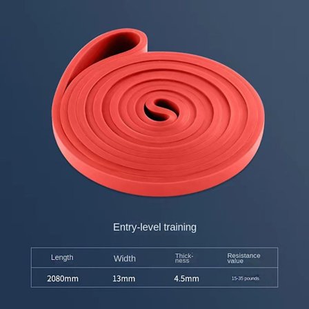 Vastusnauhat Fitness Tension Belt PUNAINEN