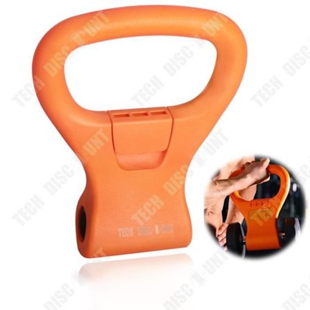 Hantelklipp - TD - Bärbar adapter - Ergonomiskt handtag - Träningsaccessoar - Orange färg