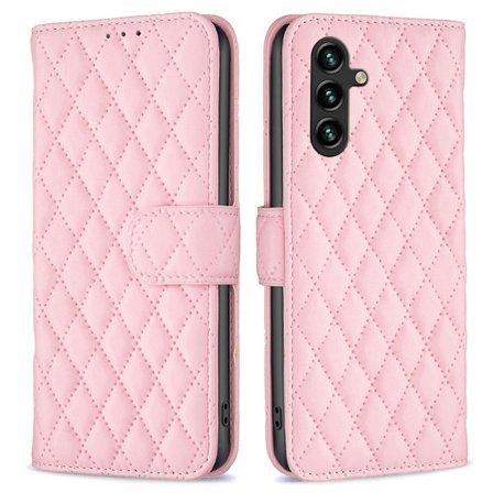 SKALO Samsung A55 5G BINFEN COLOR Quiltet Pung - Pink