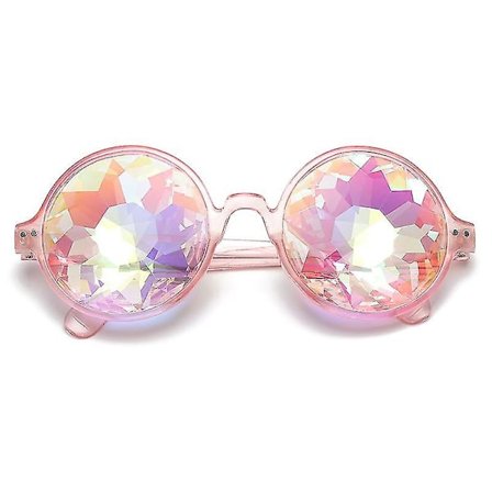 Kaleidoskooppilasit Psykedeelinen Lasit Funky Prisma Lasit Raves Festivaali Tarvikkeet